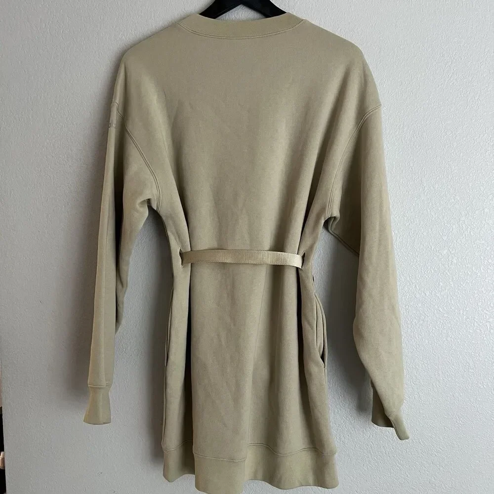 Alo Yoga Cityscape Sweatshirt Dress in California Sand